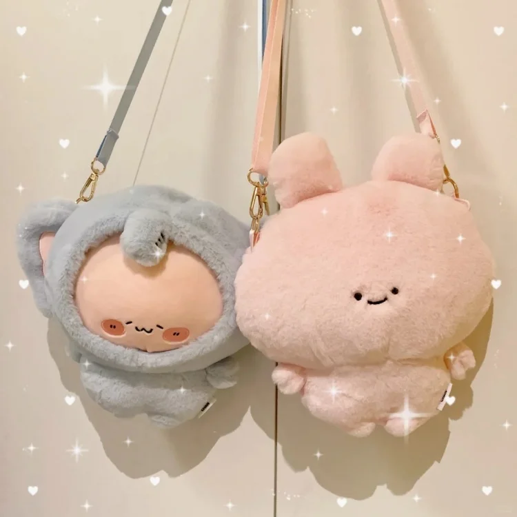 Asamimichan Cute Plush Bag Bunny Rabbit Cartoon Shoulder Bag