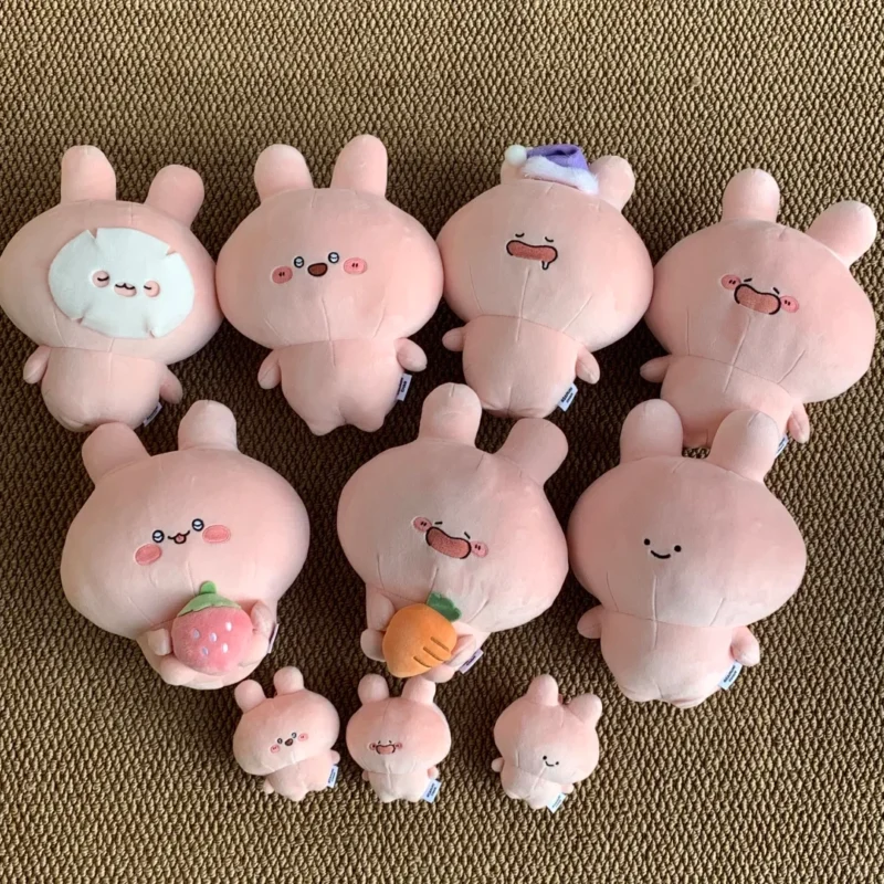 Asamimichan Plush Doll Series Cute Bunny Rabbit Cartoon Soft Stuffed Toy