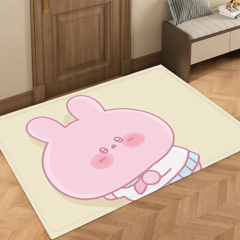 Asamimichaan Floor Mat - Cute Asamimichaan Kawaii Soft Floor Mat