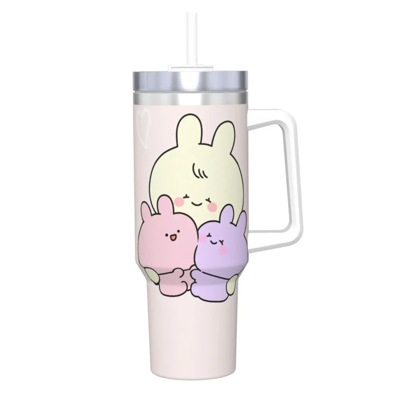 Asamimichaan and Anemimi Tumbler - Cute Asamimichaan Kawaii Insulated Tumbler (1000-1500ml)