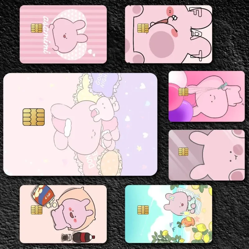 Asamimichaan Card Skin - Cute Asamimichaan Kawaii Card Sticker Skin (18x13.5CM)