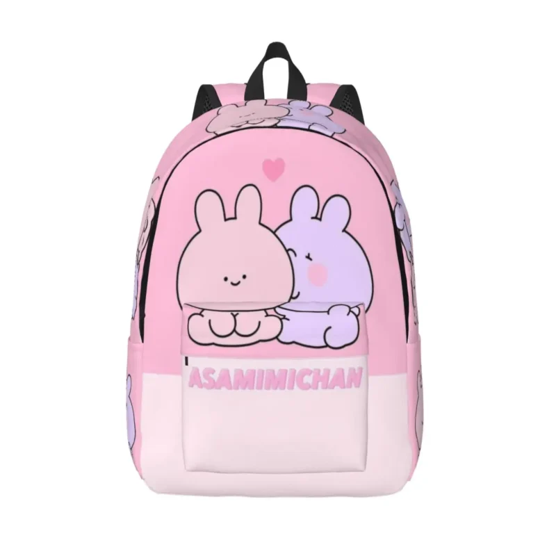 Asamimichaan Backpack - Cute Asamimichaan Kawaii School & Casual Backpack