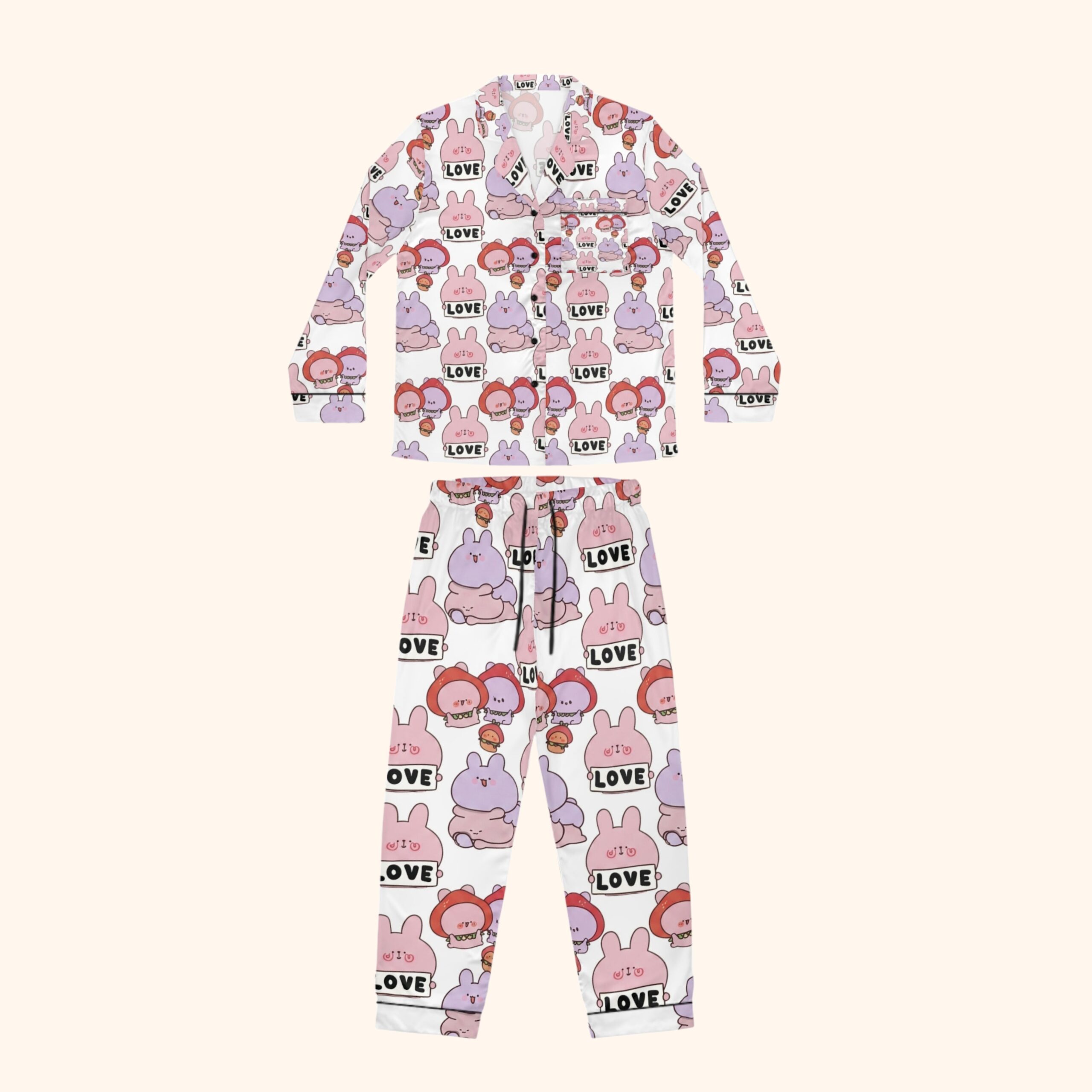 Asamimichan Pajama Set – Cute Asamimichan Soft Sleepwear for Cozy Nights - Image 2